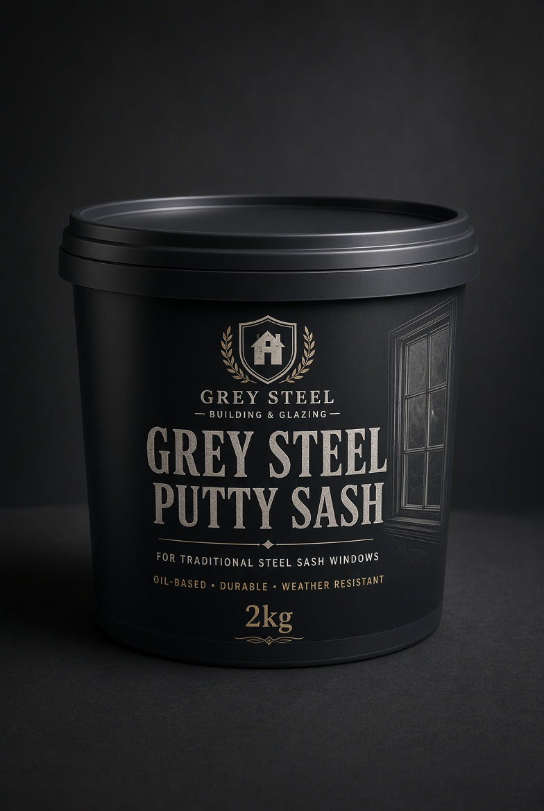 Grey Steel Putty Sash