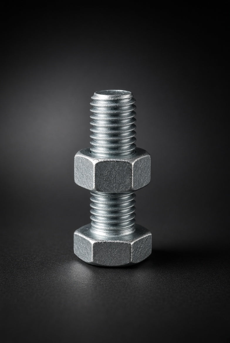 Hex Head Galvanised Bolt & Nut