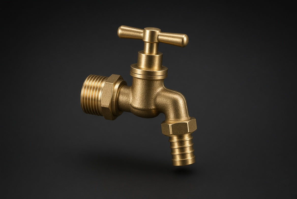 Bibcock Brass & Hose Connector