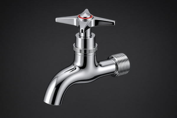 Bibcock Chrome Plated Star Hot