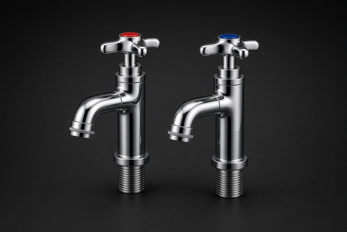 Cold/Hot Pillar Tap