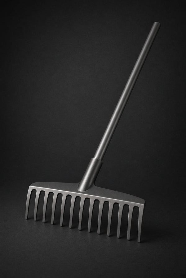 Garden Rake with Steel Handle