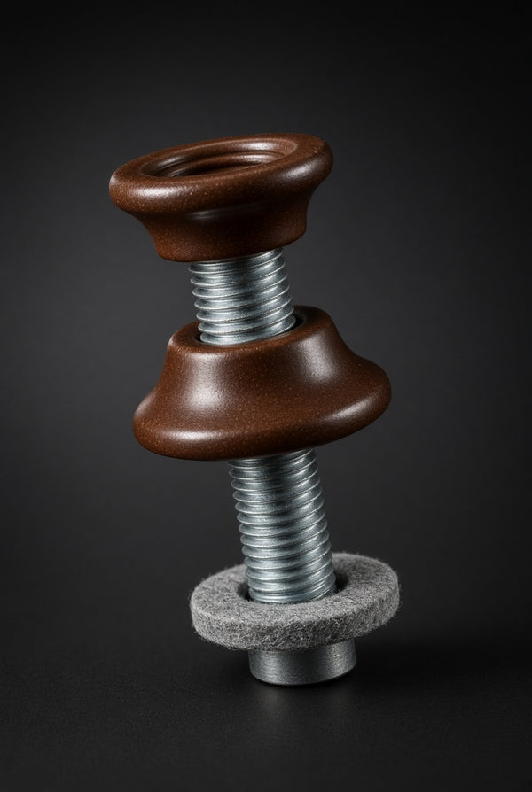 Insulator LT Pin with Spindle/Felt Washer
