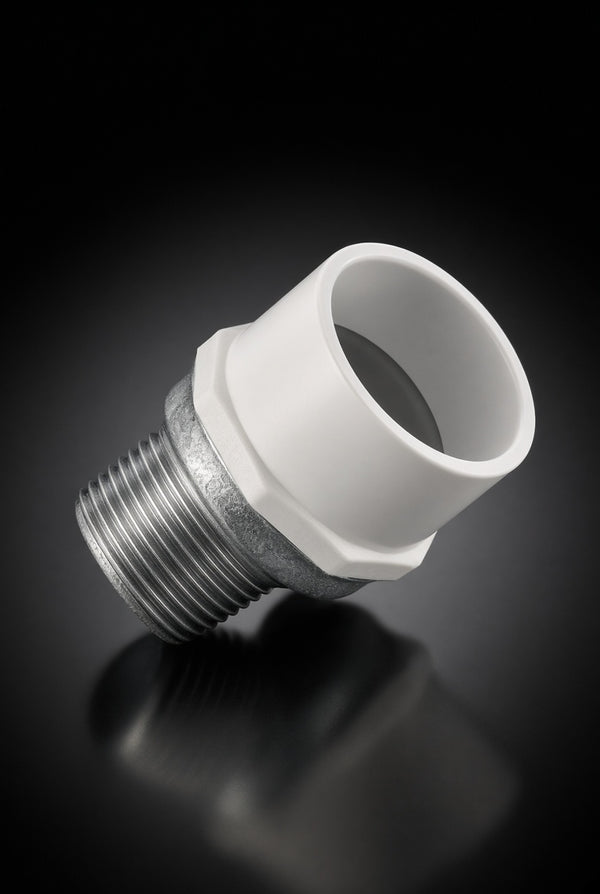 Iron Male PVC Adaptor