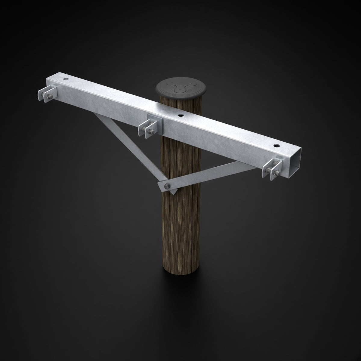 LT Steel Pole Arm Intermediate Crosstube
