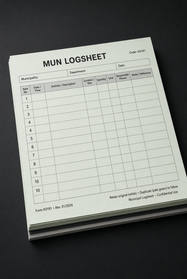 MUN Logsheet Form
