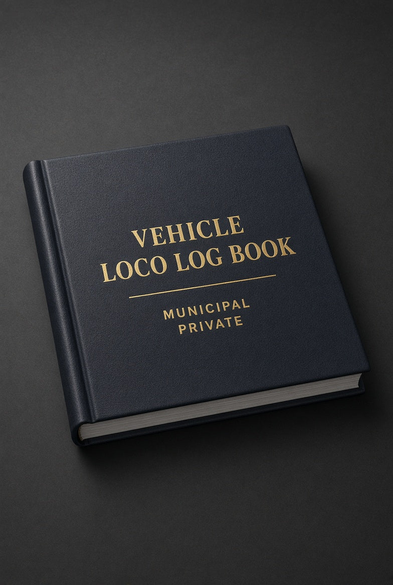 Municipal/Private Vehicle Loco Log Book