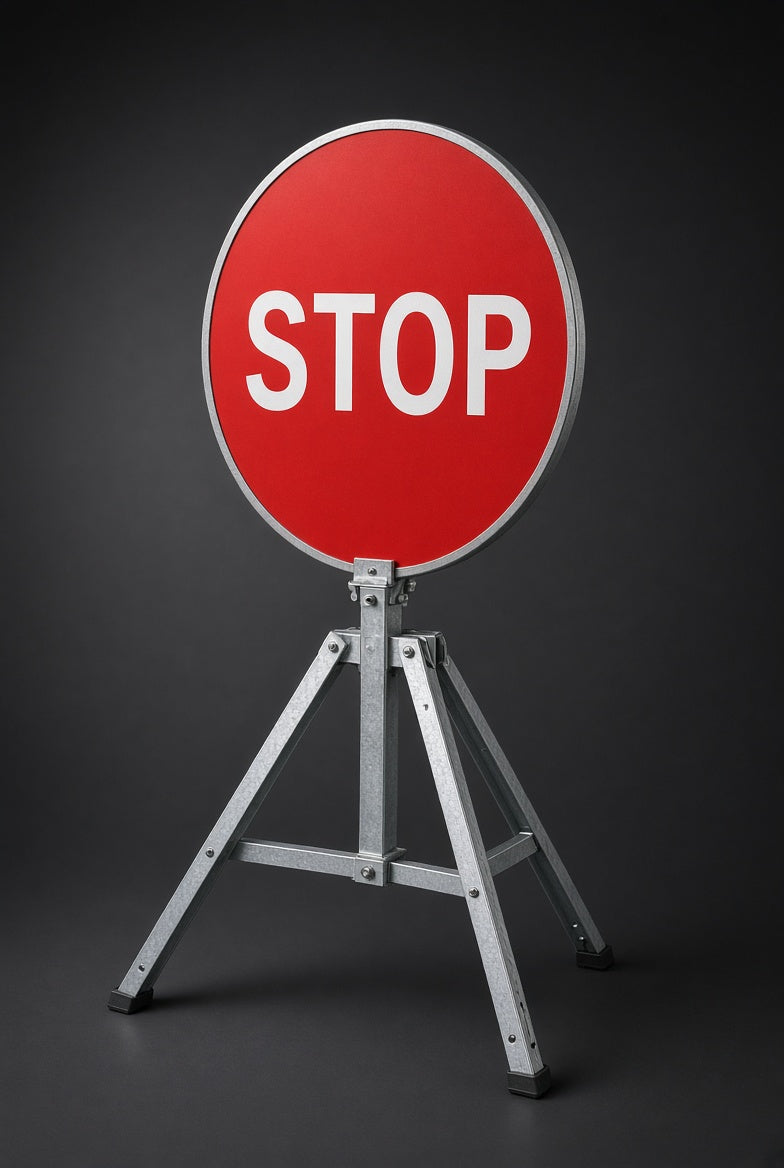 Road Work Traffic Sign Stand