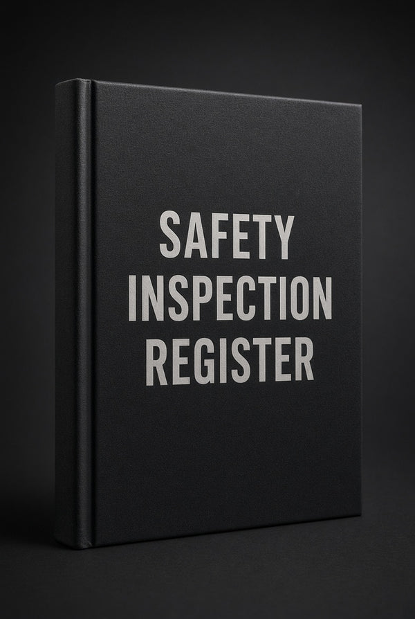 Safety Inspection Register Book