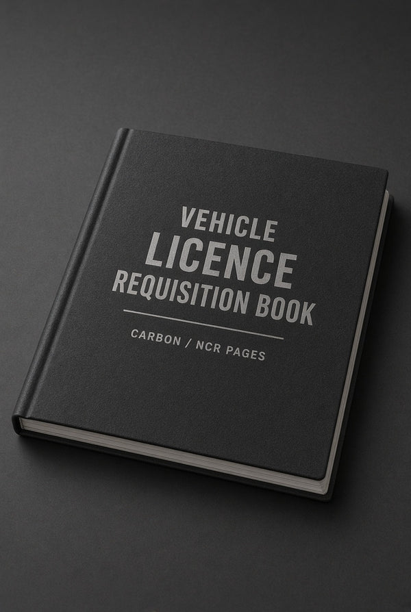 Vehicle License Requisitiom Book